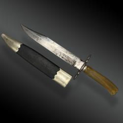 COUTEAU BOWIE, AVEC SON FOURREAU Europe, XIX&egrave;me si&egrave;cle