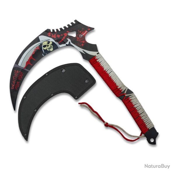 Albainox 32656 Death - Faucille 37�cm avec �tui Nylon