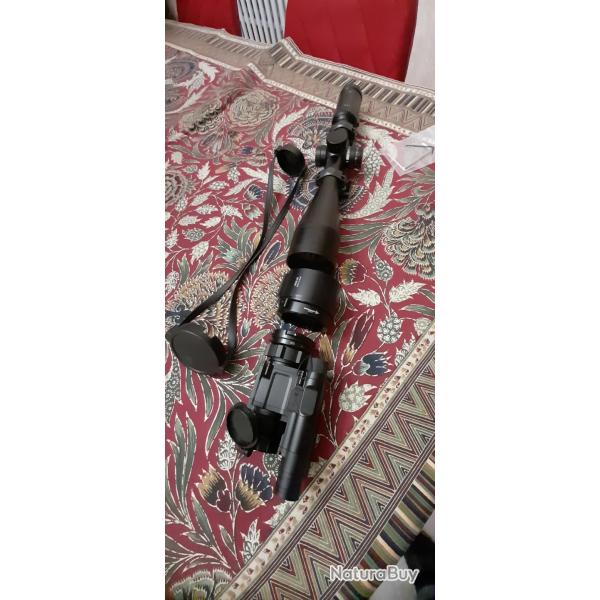 Lunette d'aff�t LEICA , Avec ou Non , le Clip One et son PARD