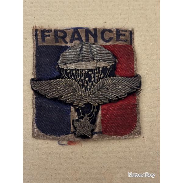 Insigne tissu parachutiste