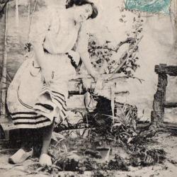 CPA - FANTAISIELE BAIN DE TOINETTE N&deg;4553