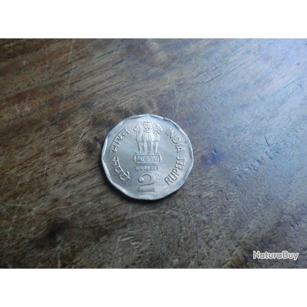 monnaie  r�public india 2 rupees   2002