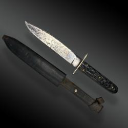 COUTEAU BOWIE, AVEC SON FOURREAU Royaume-Uni, XIX&egrave;me si&egrave;cle