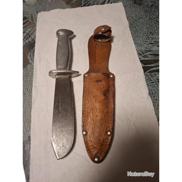 Authentique Couteau des Chantiers de Jeunesse - Vichy - CJF - WW2