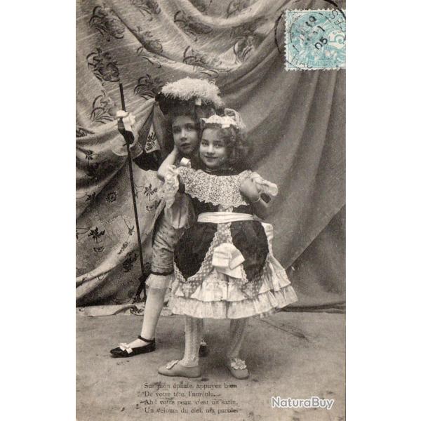 CPA - SERIE 6 CARTE POSTALE ANCIENNE Marquisette au petit galant  N�4554