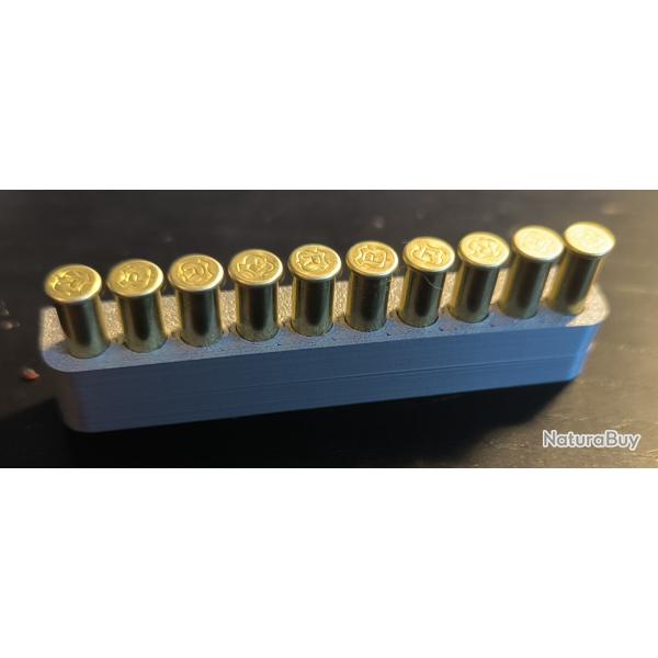 Support de munitions adh�sif Quick Loader "type BSA / Parker-Hale" pour 22 lr (sans munitions)