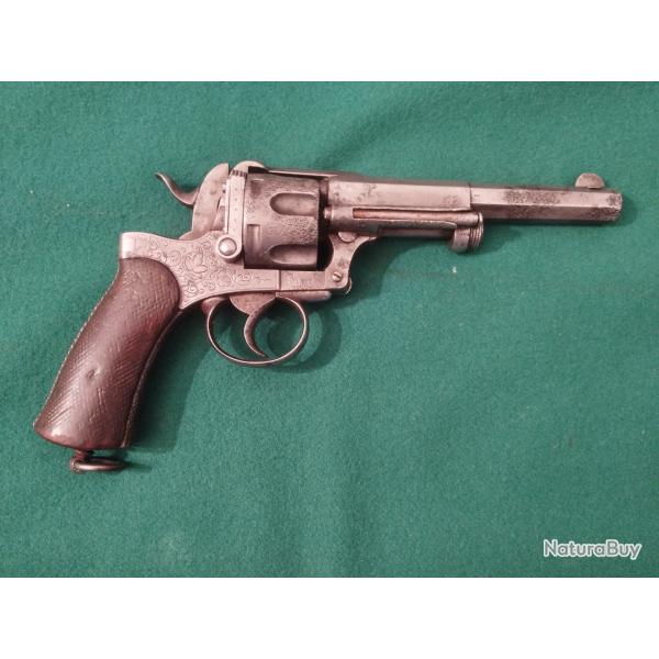 Revolver  de type  Fagnus Maquaire  de fabrication civil  ( 1873  )