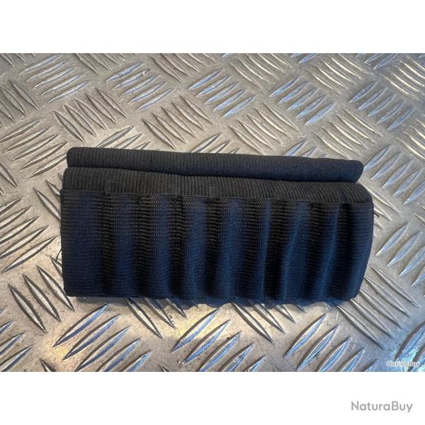 cartouchi�re de crosse noire pour 9 munitions