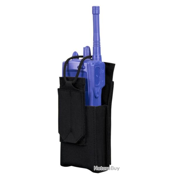 Porte radio de patrouille CONDOR - Noir