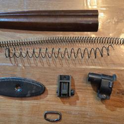 Diverses pi&egrave;ces pour carabine 30 M1