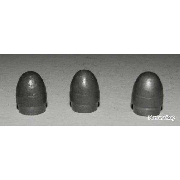 Lot de 25 balles Cal .453 (11,5 mm avec un �paulement de 10 mm � la base de la balle)