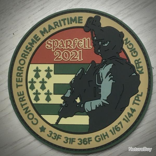 Patch �cusson Forces Sp�ciales Commandos Marine JAUBERT TREPEL GIGN SPARFELL 2021