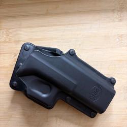 Holster rigide CYTAC noir - port ceinture OWB - r&eacute;tention passive