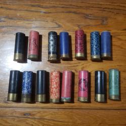 lot de cartouches 12 en cartons