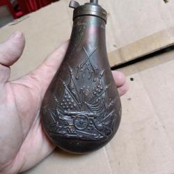 Poire a poudre au canon vide