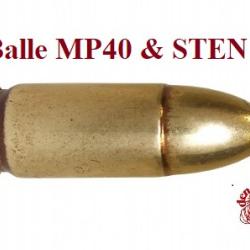 R&eacute;plique  balles  MP40 - STEN