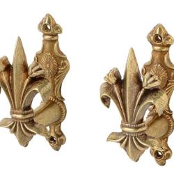 Support Mural Fleur de Lys  Dor&eacute;