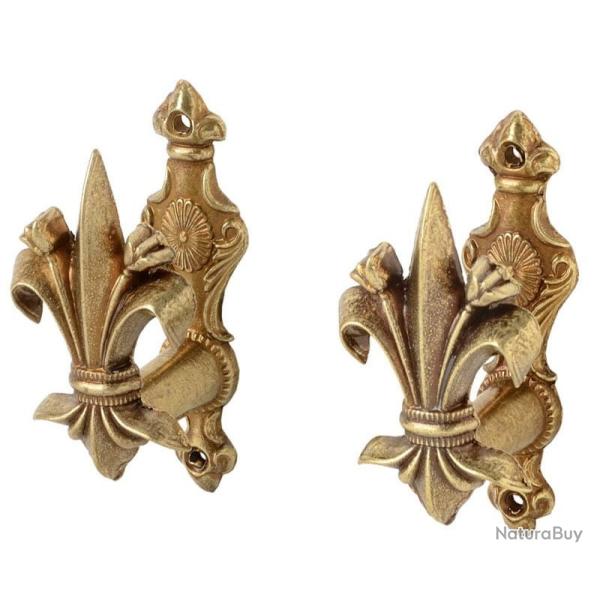 Support Mural Fleur de Lys  Dor�