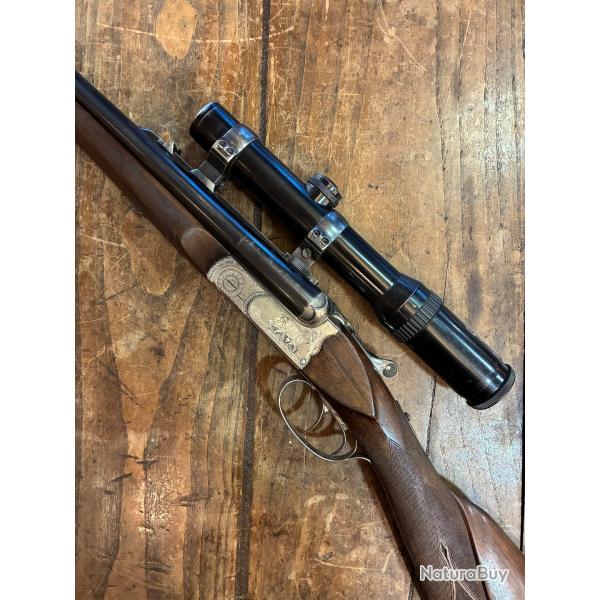 Express Pierre Artisan Crosse � la Fran�aise Joliment R�alis�e Calibre 9,3x74R et Lunette