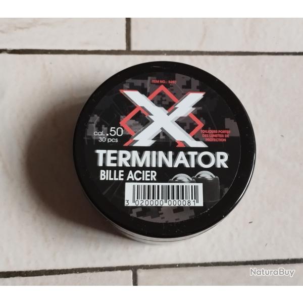 30 billes m�tal X-TERMINATOR