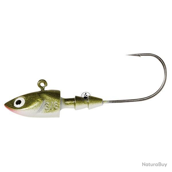 T�te Plomb�e Berkley Powerjig Deep Jig 7g Olive Pearl