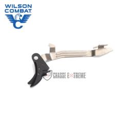 D&eacute;tente WILSON COMBAT Glock Gen 5 Curved Noir/Sur&ecirc;t&eacute; Bleue
