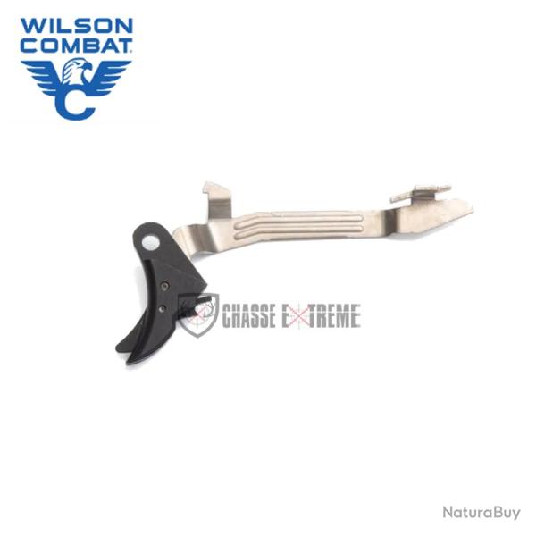 D�tente WILSON COMBAT Glock Gen 5 Curved Noir/Sur�t� Bleue