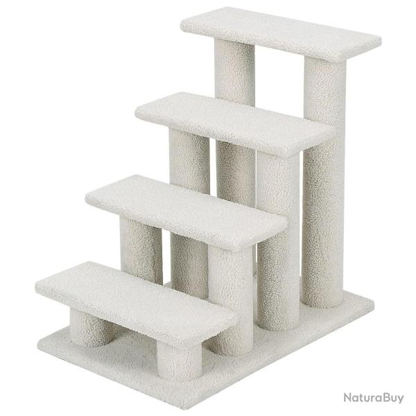 Arbre � chat en escalier 60,5 x 40 x 60 cm espace id�al pour plusieurs chats design moderne en cach