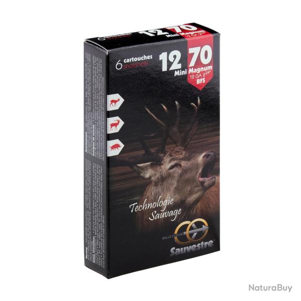 Cartouches Sauvestre Balle FLECHE Cal.12/70 Mini Magnum