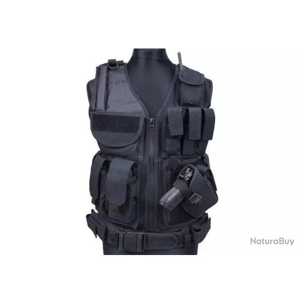 Gilet tactique KAM-39 Noir (GFC Tatical)