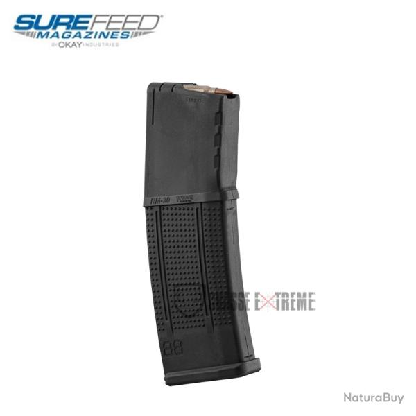 Chargeur Polym�re SUREFEED pour AR15 et M4 30cps Cal 223 Rem