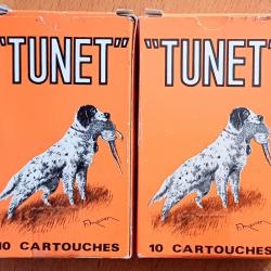 LOT de 2 bo&icirc;tes de TUNET Cal. 12mm L. 50mm N&deg;6 et 8