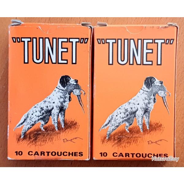 LOT de 2 bo�tes de TUNET Cal. 12mm L. 50mm N�6 et 8
