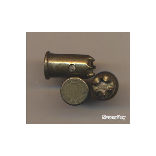 (5950-23685) UNE BELLE . .320 CF A BLANC 6 plis ouverts  inerte de pr�sentation (usine)