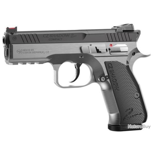 PISTOLET CZ 75 SHADOW 2 COMPACT INDUSTRIAL CALIBRE 9X19 NOIR