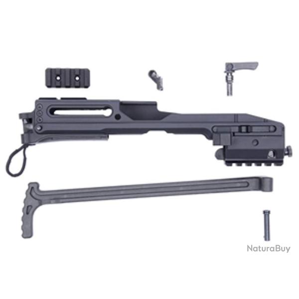 Le kit de conversion B&T USW-G20 convient aux Glock G40/G41/G20/G21 Gen 3-5, noir
