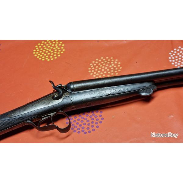 Fusil de chasse St Etienne cal 16/65 � chiens (pour collection)