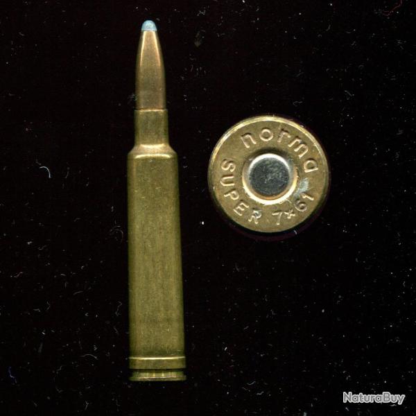 7 x 61 Super Express Sharp & Hart - marquage : norma  SUPER 7 X 61 - balle nickel pointe plomb