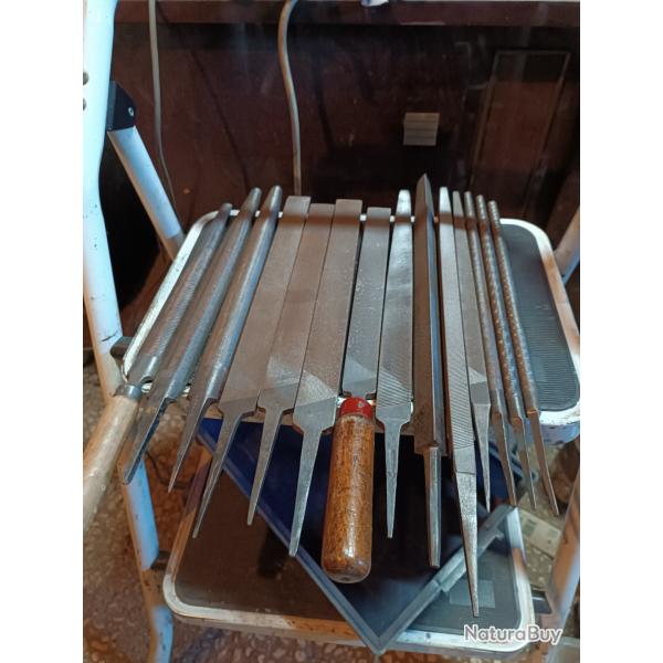 Lot limes professionnelle grande taille