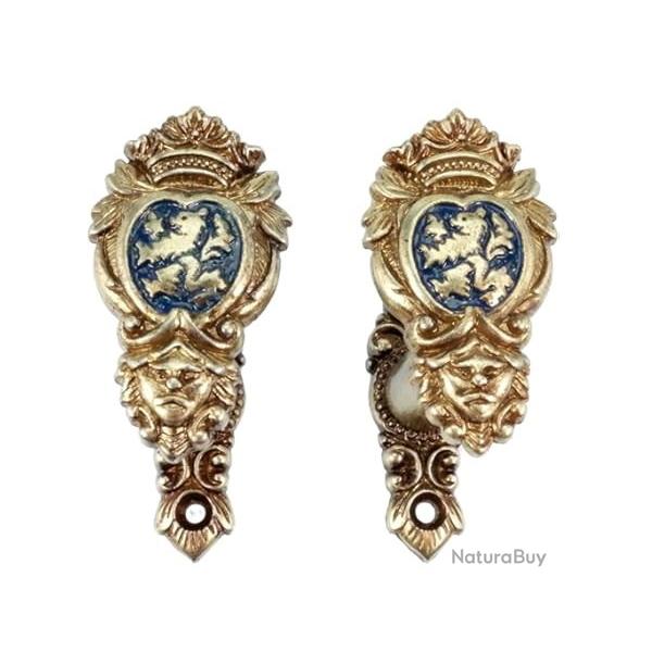 Support Mural Lion Bleu