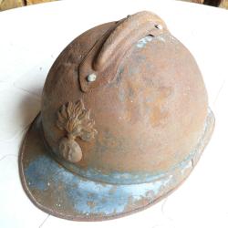 Casque Adrian WW1 guerre militaria poilu
