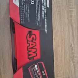 Coffret de douille Sam et accessoires  avec cliquet de chantier