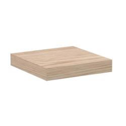 &Eacute;tag&egrave;re murale flottante bois ing&eacute;nierie 23x23,5x4 cm gain place