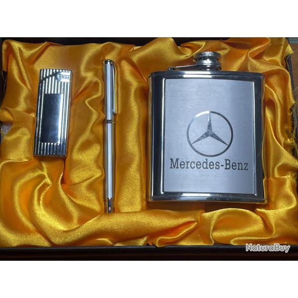 COFFRET STYLO BRIQUET FLASQUE
