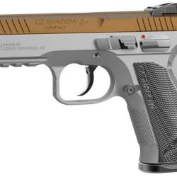 PISTOLET CZ 75 SHADOW 2 COMPACT INDUSTRIAL CALIBRE 9X19 GOLD