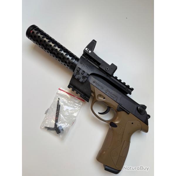 Pistolet � plombs Beretta Px4 storm 4,5m silencieux