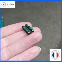 Hausse fibre optique fluo pour bande de 8mm (viseur, aide &agrave; la vis&eacute;e, mire, guidon)