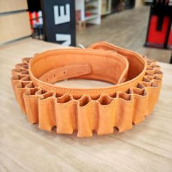 Cartouchi&egrave;re Cuir vachette cal 20 x50 cartouches