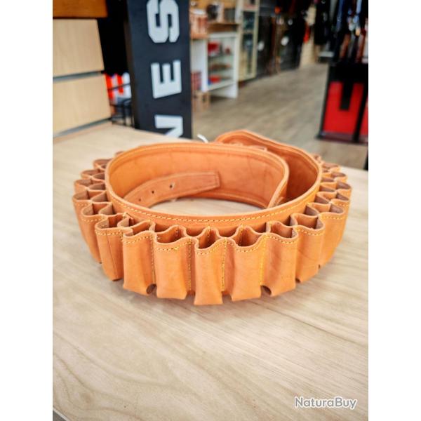 Cartouchi�re Cuir vachette cal 20 x50 cartouches