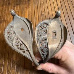 LOT DE DEUX  MONTURE GARDE &Eacute;P&Eacute;E SABRE EN BRONZE LES DEUX  BALP